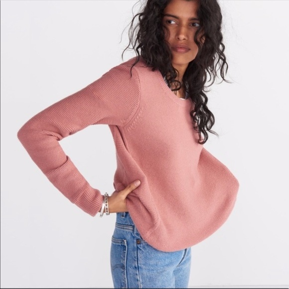 Madewell Sweaters - Madewell• Blush Pink Riverside Textured Sweater